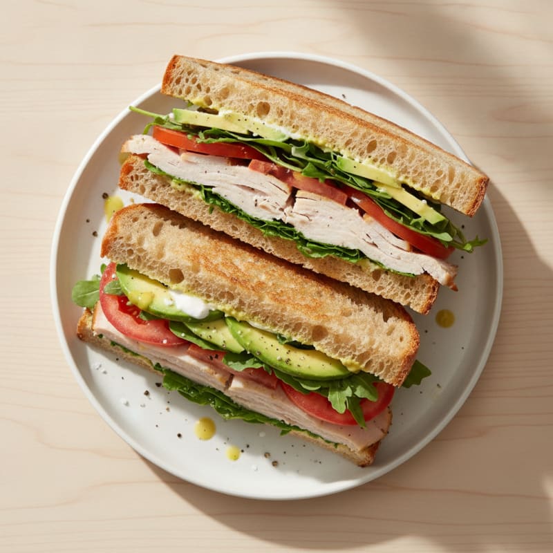 Sourdough Turkey Deli Sandwich