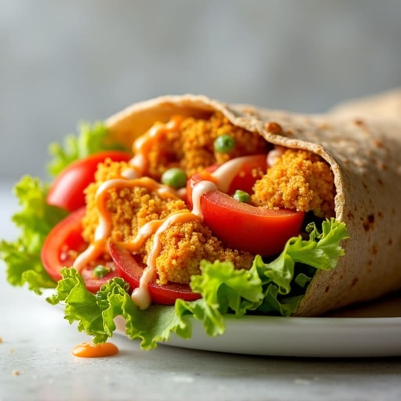 Crispy Buffalo Ranch Chicken Wrap