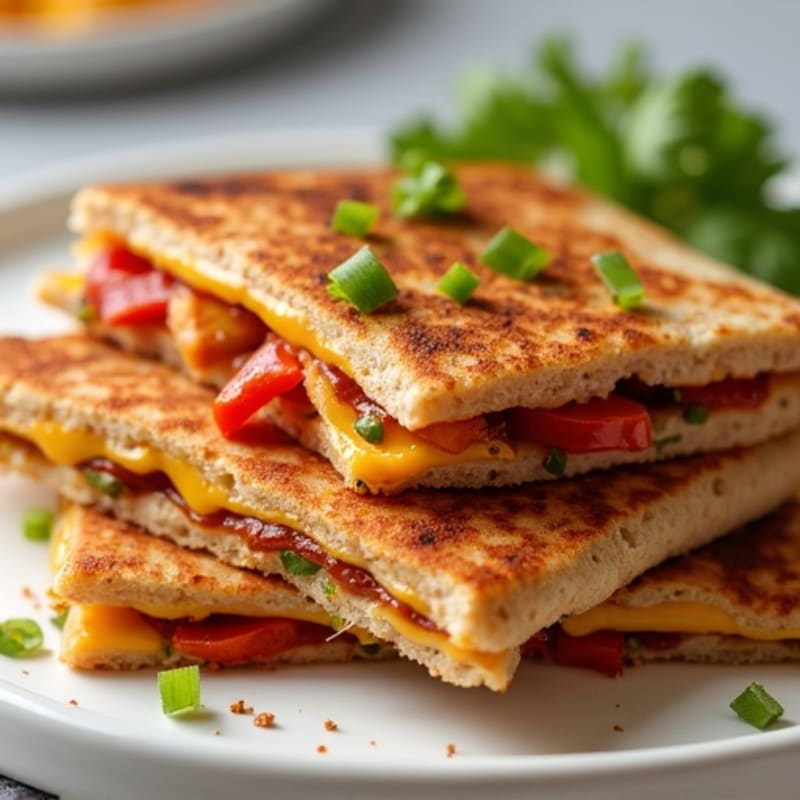 Crispy BBQ Chicken Quesadilla