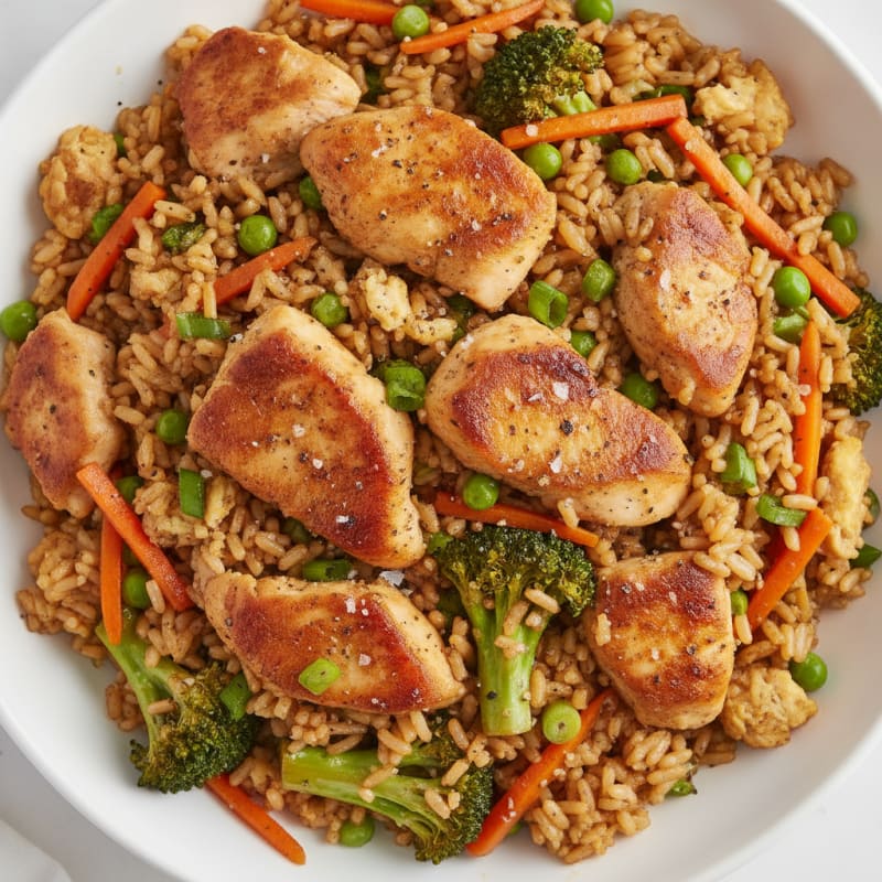 Chicken and Vegetable Fried Rice
