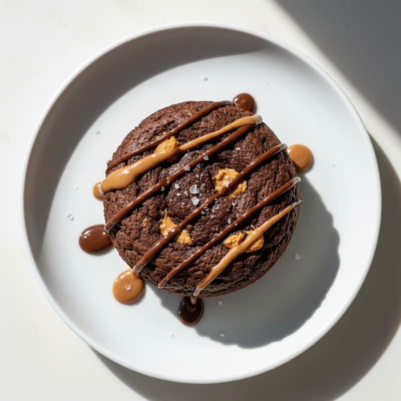 High-Protein Chocolate Peanut Butter Mug Cake