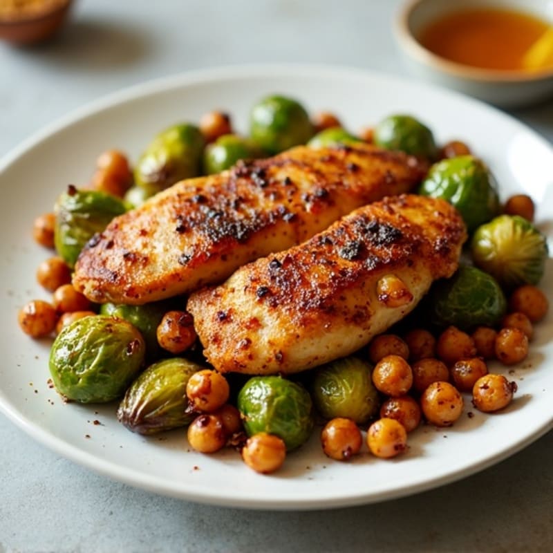 Honey-Balsamic Glazed Crispy Brussels Sprouts