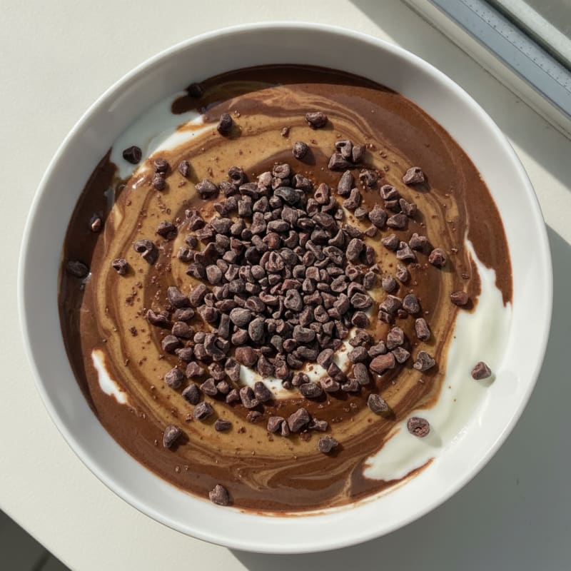 Creamy Chocolate Almond Protein Yogurt