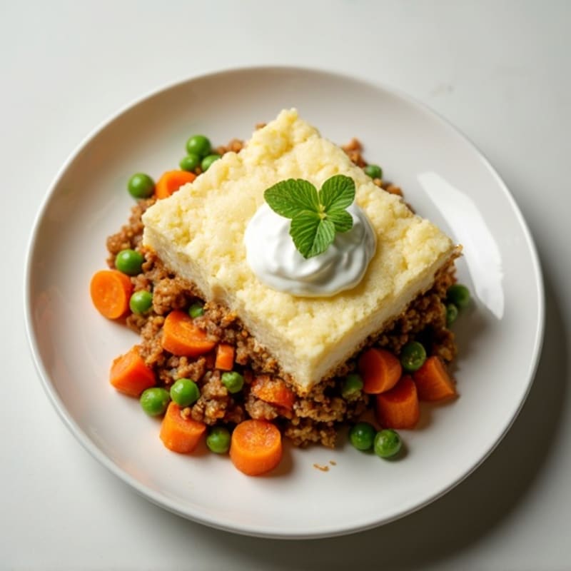Cauliflower-Topped Turkey Shepherd's Pie