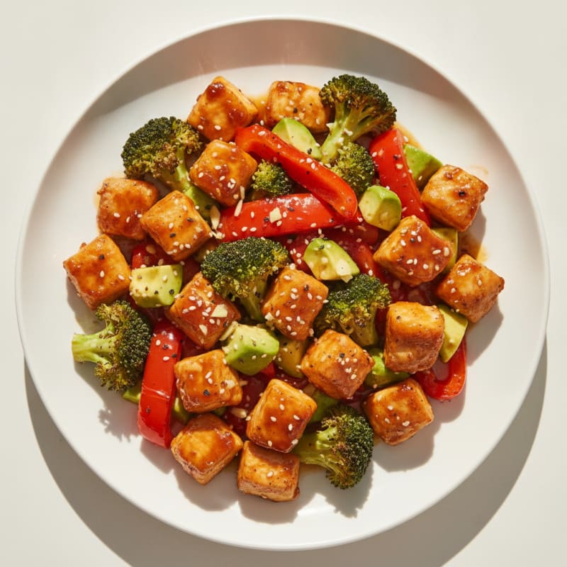 Teriyaki Chicken with Roasted Vegetables