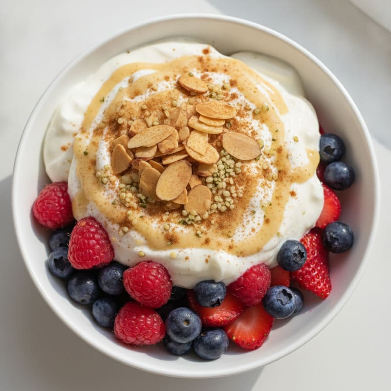 Quick Berry Yogurt Parfait