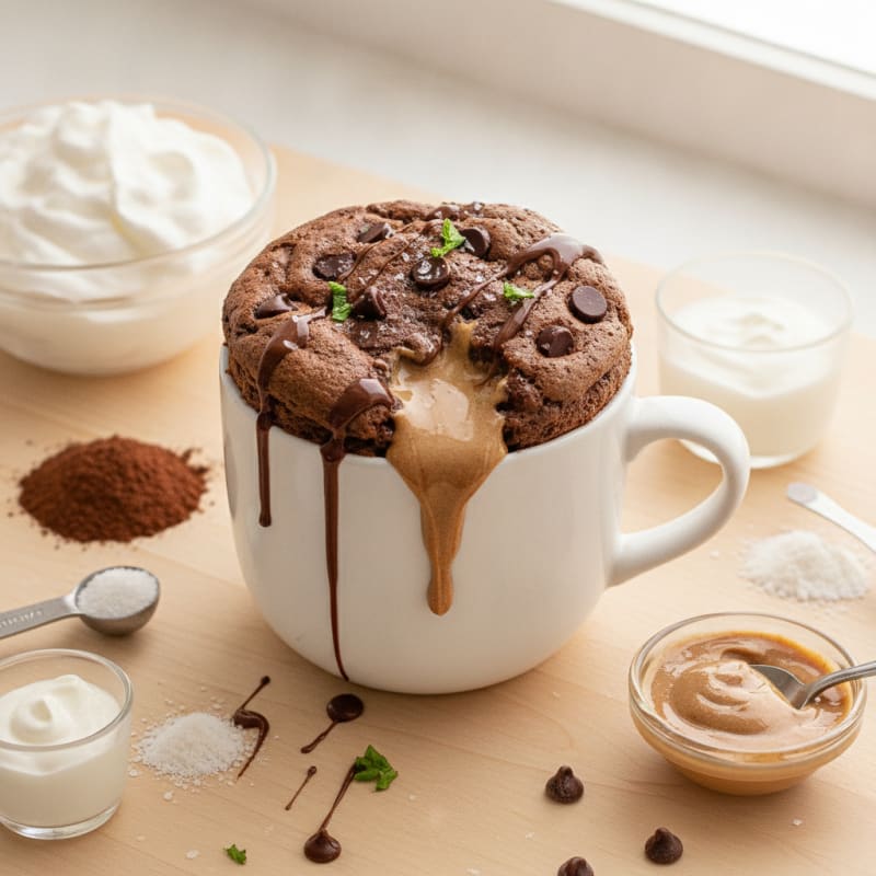 Decadent Chocolate Protein Mug Cake