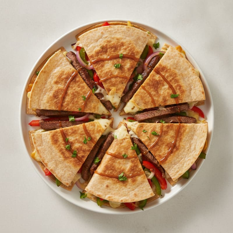 Seared Steak & Pepper Quesadillas
