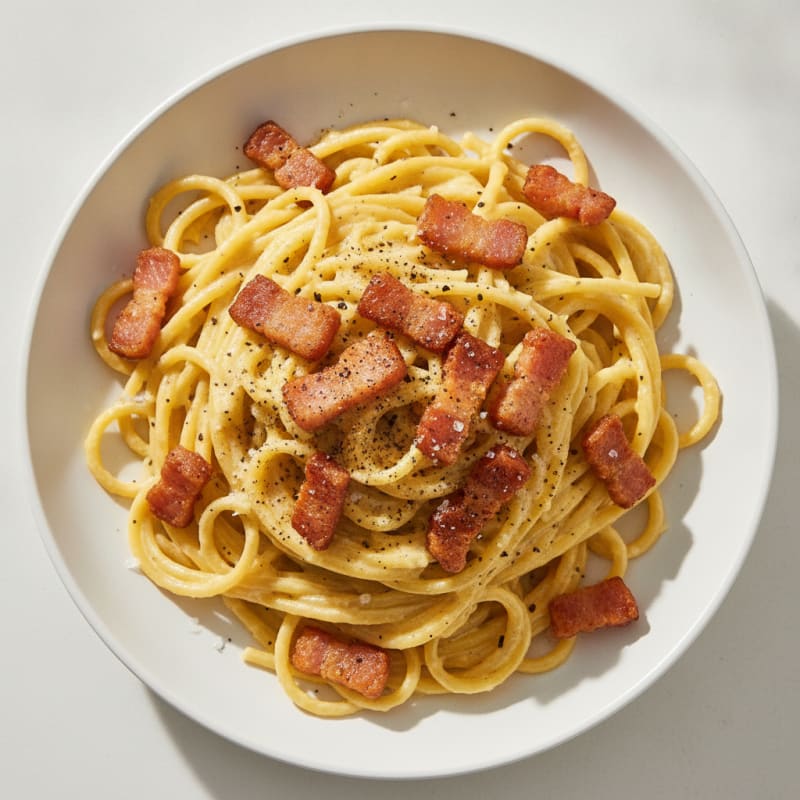 Classic Carbonara with Pancetta