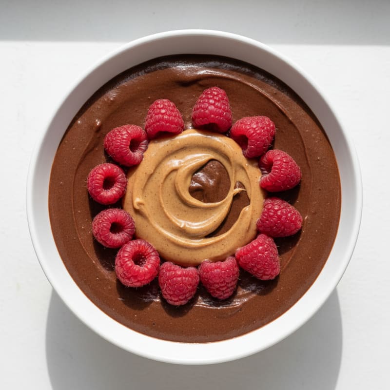 Silky Chocolate Protein Pudding with Greek Yogurt