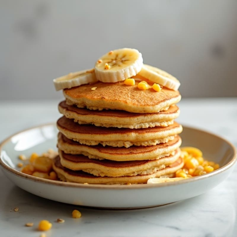 Protein-Packed Banana Oat Pancakes