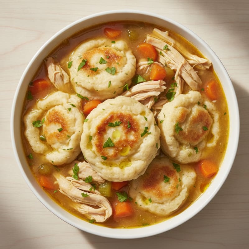 Homestyle Chicken and Herb Dumplings
