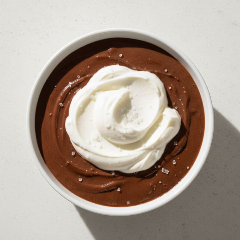 Silky Chocolate Protein Pudding with Greek Yogurt
