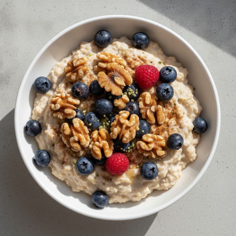 Kodiak Power Proats with Berries and Toasted Walnuts