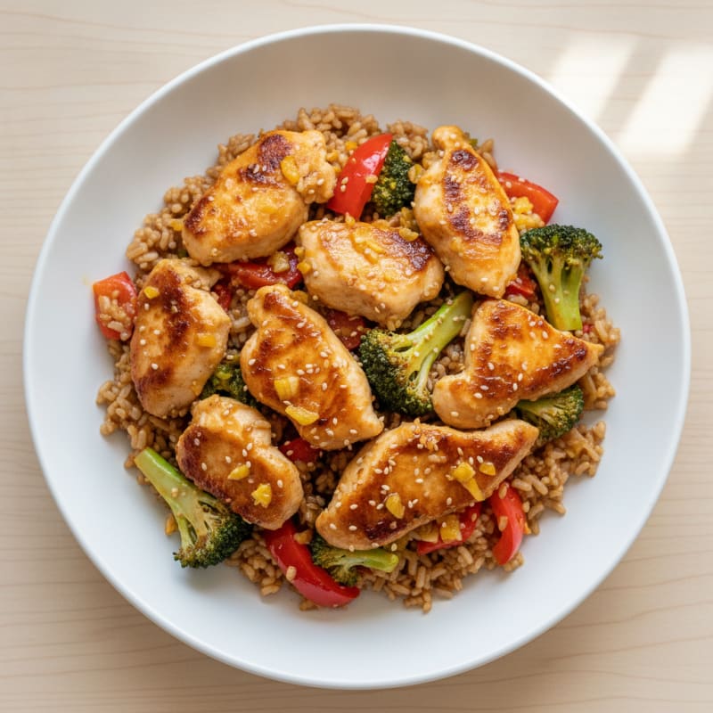 Orange Glazed Chicken Stir-Fry