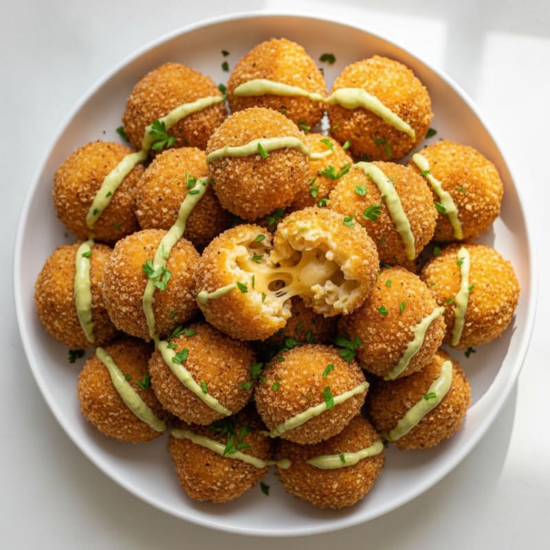 Deep-Fried Mac & Cheese Balls