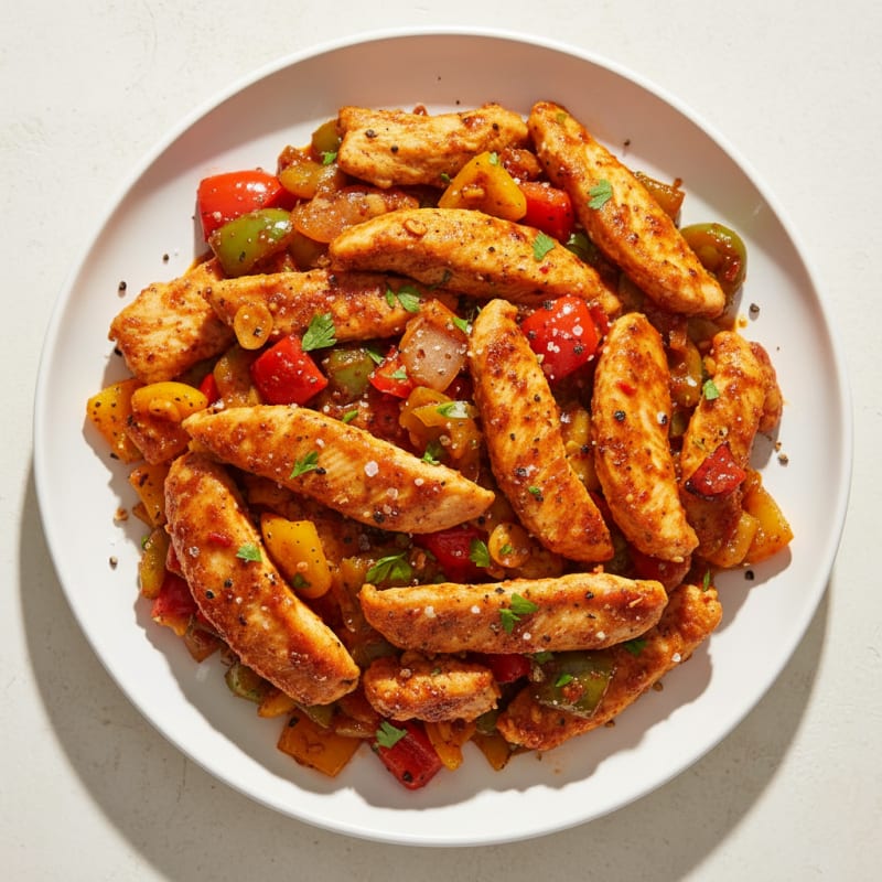 Cajun Chicken with Bell Peppers