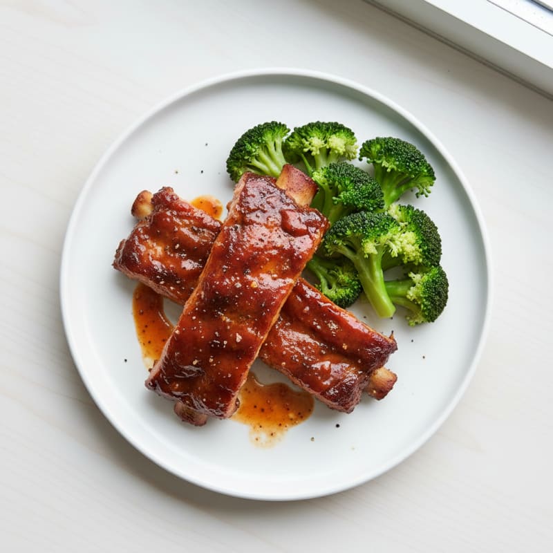Sticky BBQ Baby Back Ribs