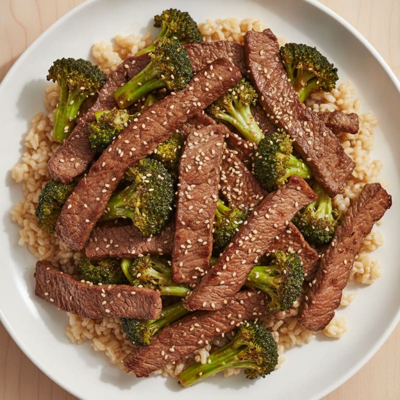 Sesame Beef & Broccoli Stir-Fry