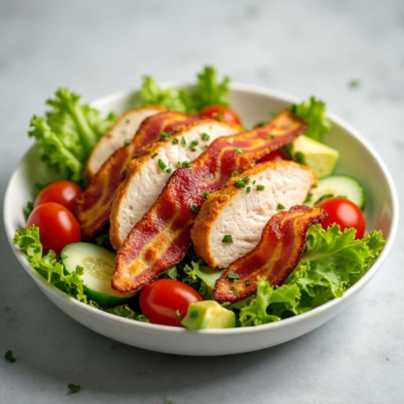 Crispy Turkey BLT Salad