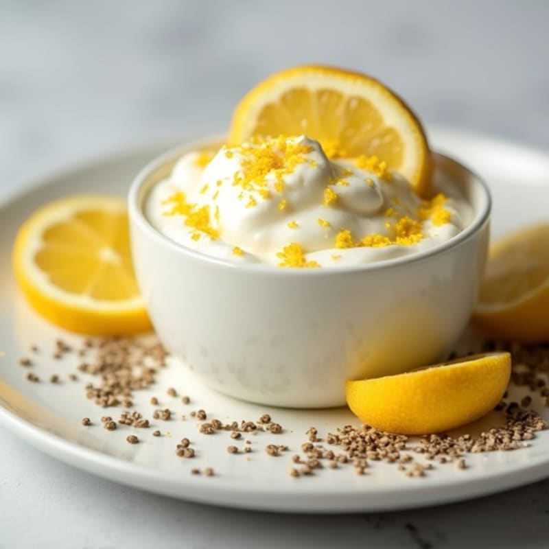 Creamy Lemon Protein Pudding