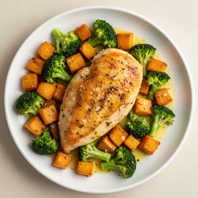 Crispy Lemon-Herb Roasted Chicken