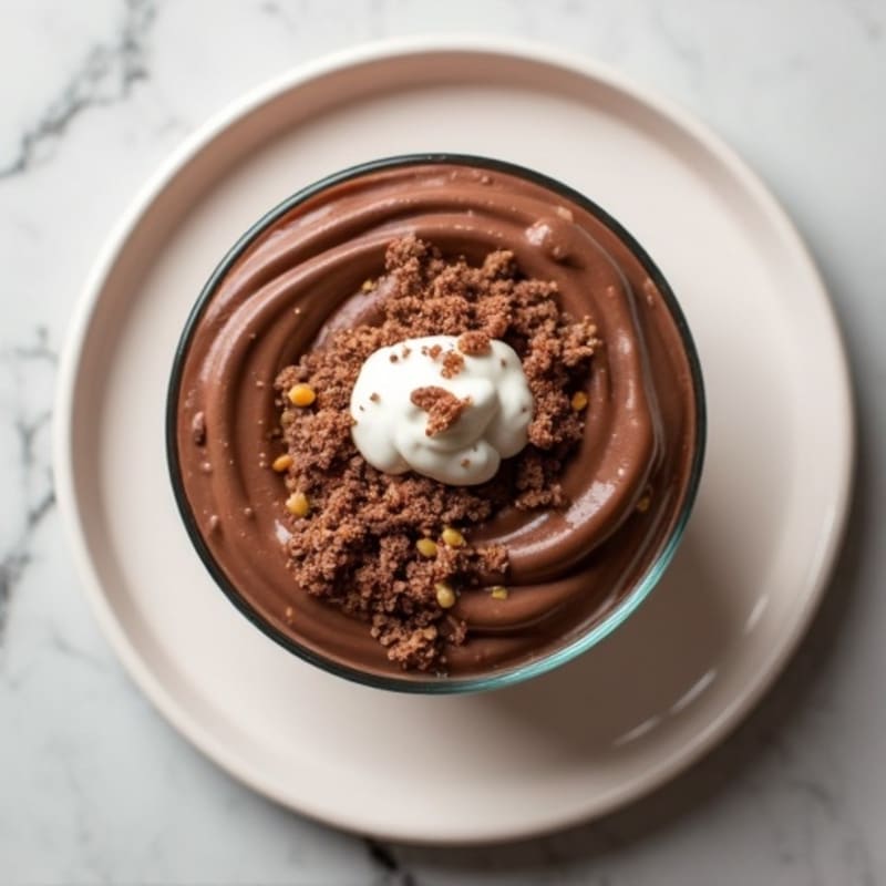 Silky Chocolate Protein Pudding with Greek Yogurt