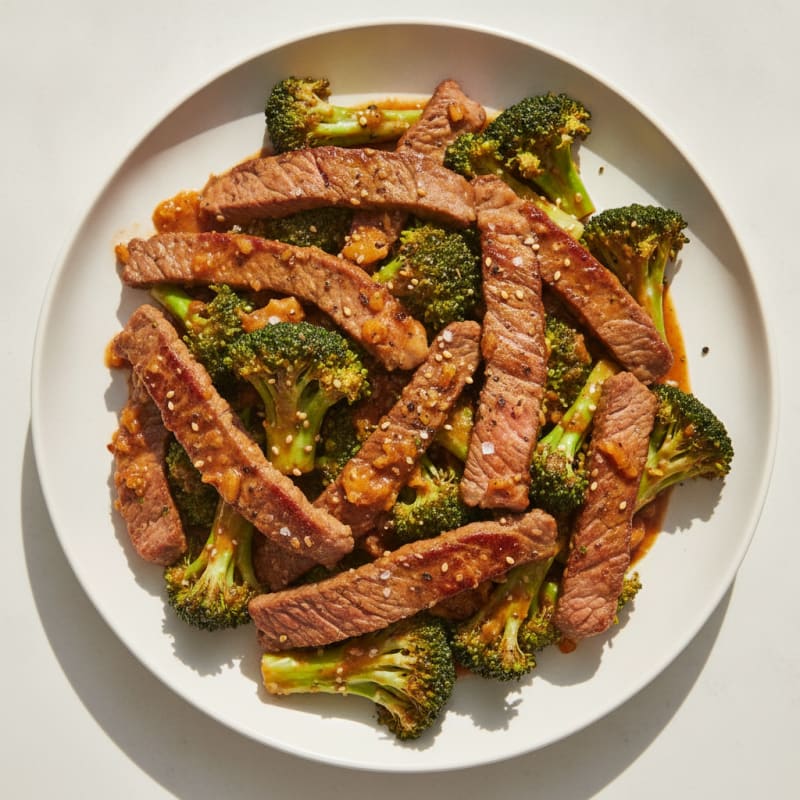 Sesame Beef & Broccoli Stir-Fry