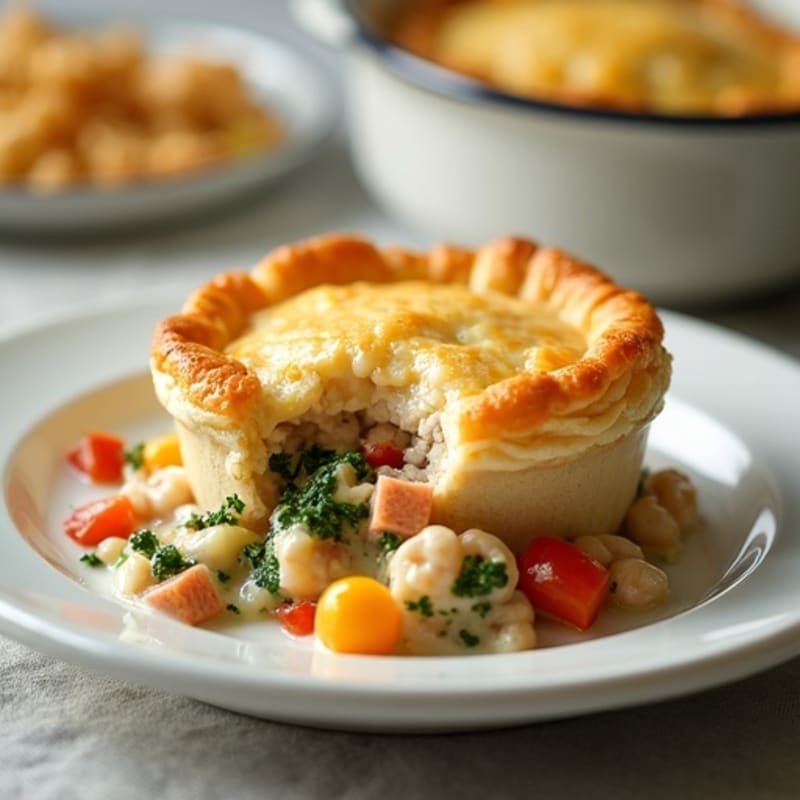 Wholesome Creamy Turkey Pot Pie
