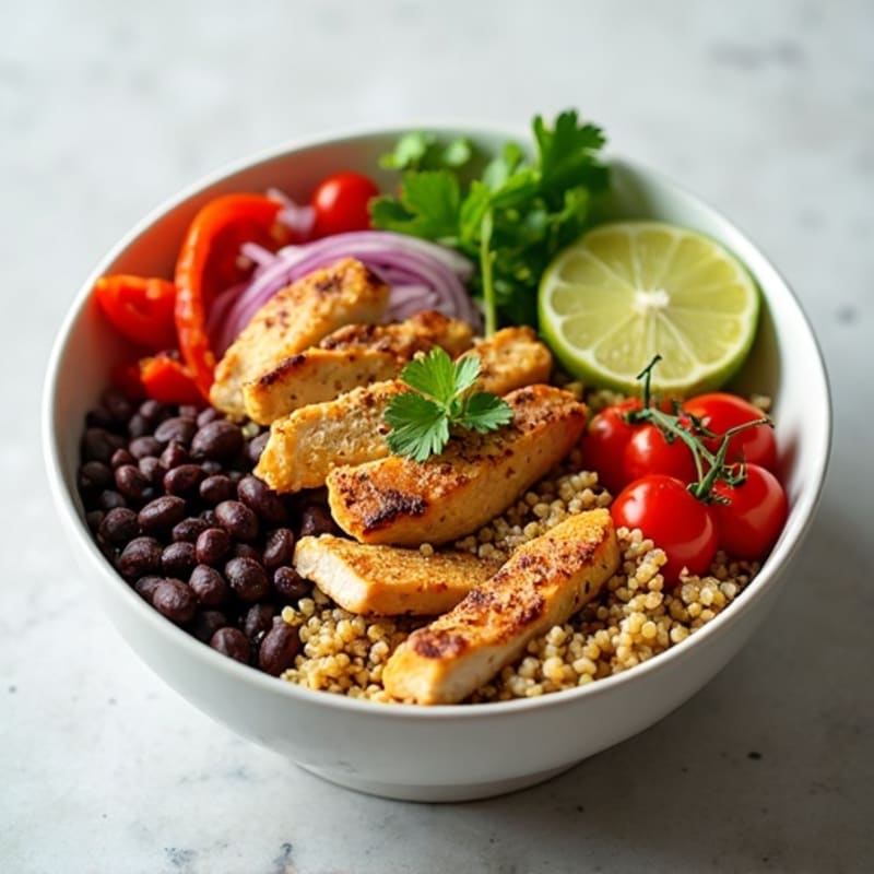 Zesty Lime Quinoa Black Bean Bowl