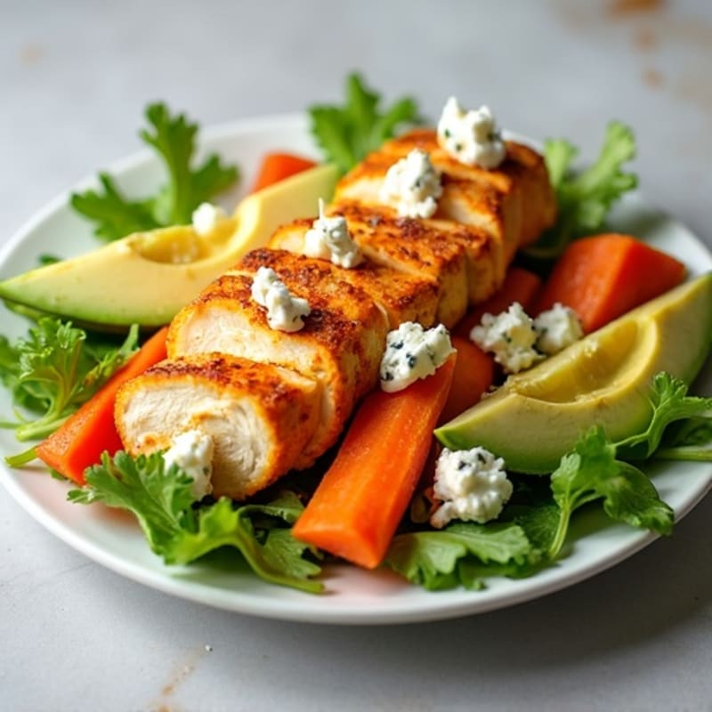 Healthy Buffalo Chicken Salad
