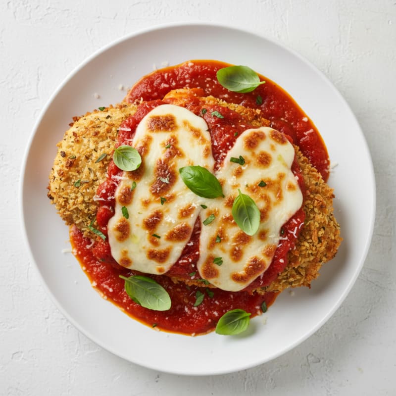 Baked Chicken Parmesan with Marinara