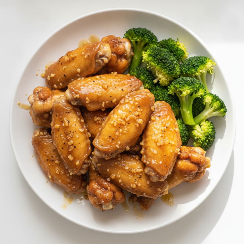 Honey-Garlic Glazed Chicken Wings