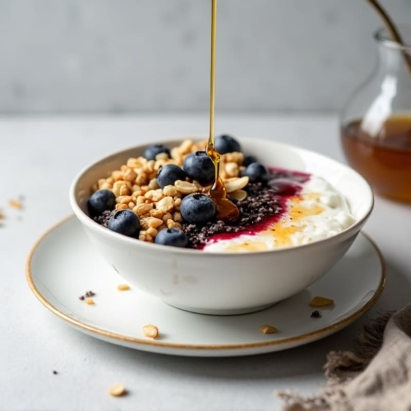 Creamy Greek Yogurt Power Bowl with Honey-Almond Crunch