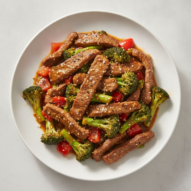 Sesame Beef & Broccoli Stir-Fry