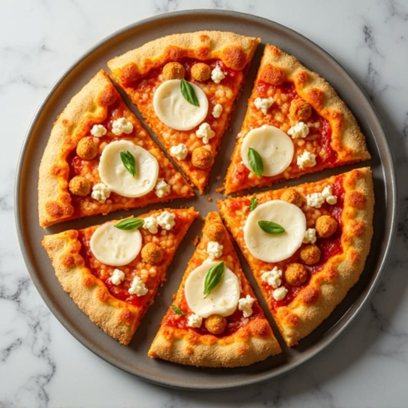 Crispy Buffalo Chicken Cauliflower Crust Pizza