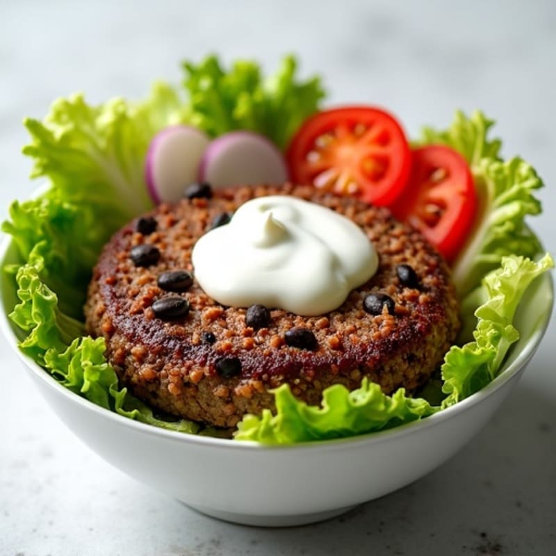 Lean Ground Beef Burger Bowl with Creamy Special Sauce