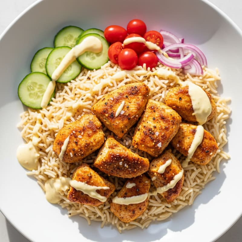 Chicken Shawarma Rice Bowl