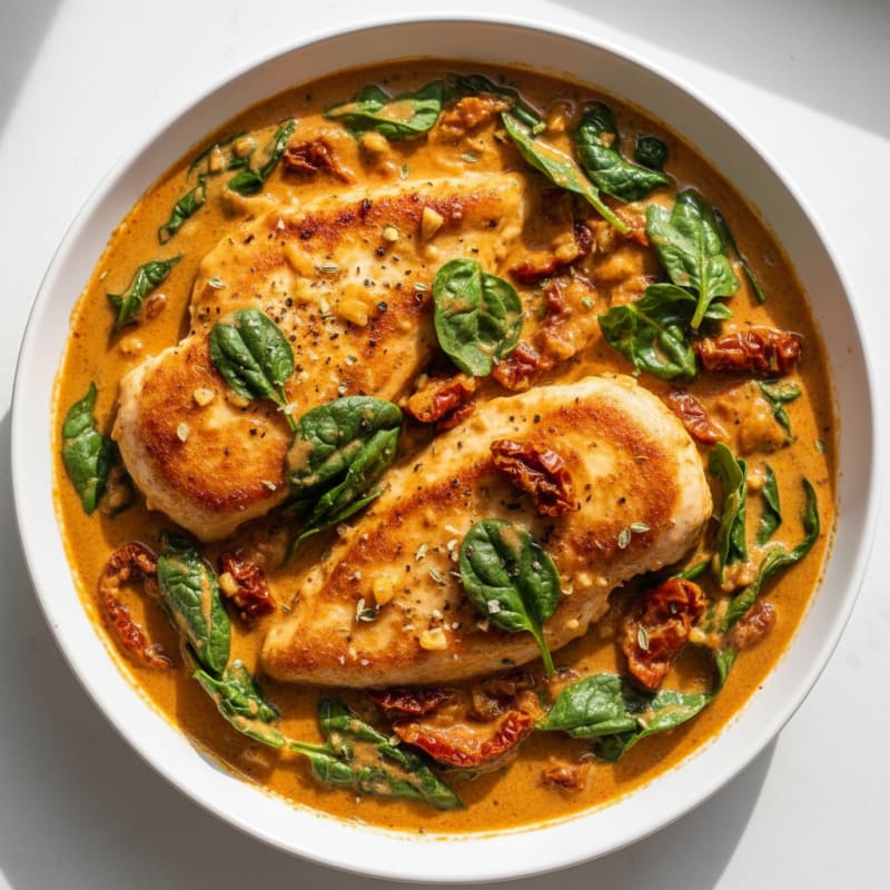 Creamy Tuscan Chicken Skillet