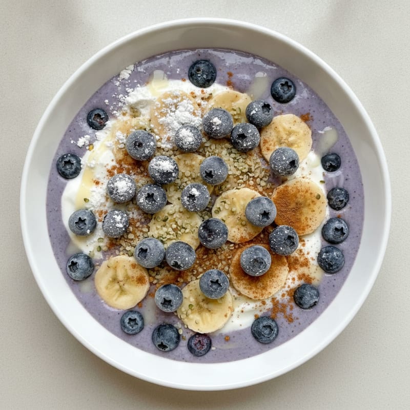 Blueberry-Banana Coconut Water Smoothie
