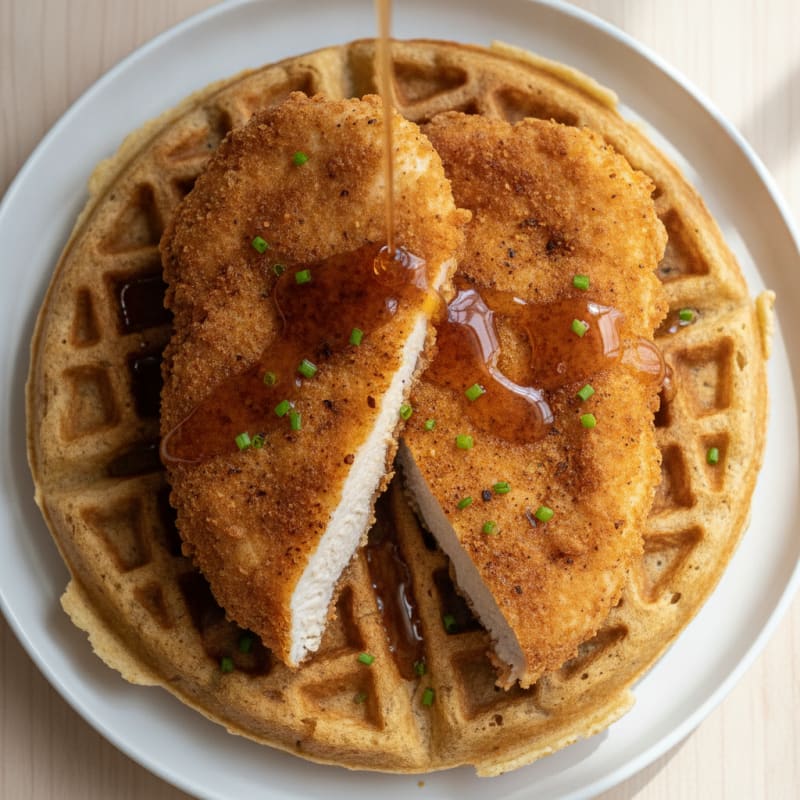 Golden Chicken & Waffles