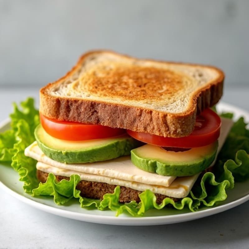 Lean Turkey Club Sandwich with Fresh Greens
