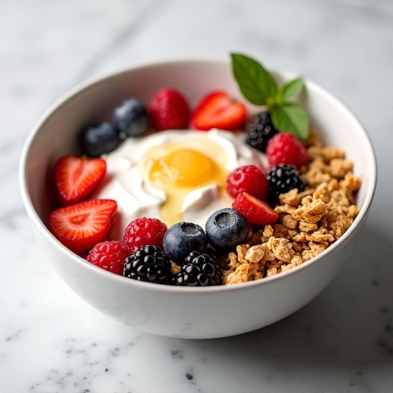 Honey-Drizzled Greek Yogurt Power Bowl