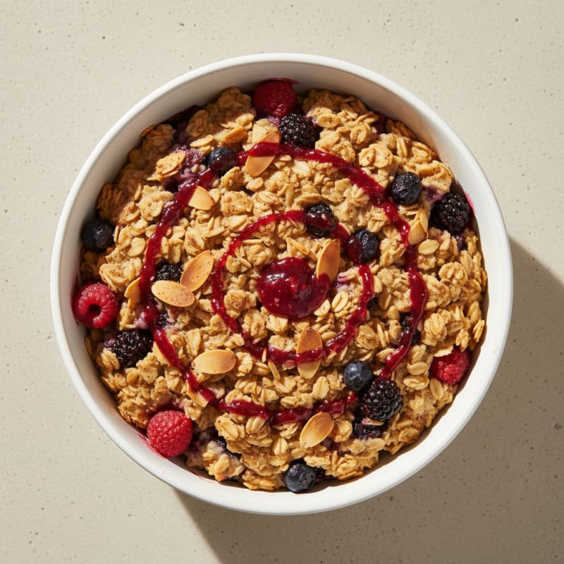 Berry-Almond Baked Oatmeal