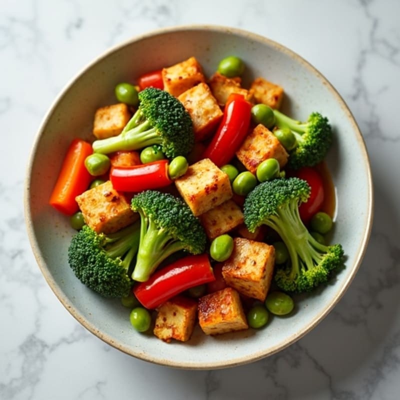 Maple Glazed Tempeh Stir-Fry