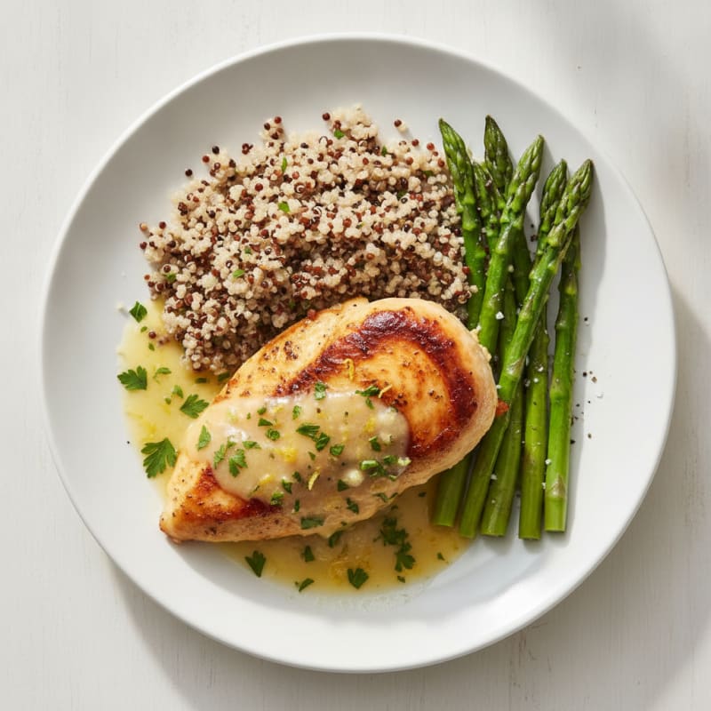 Pan-Seared Chicken with Lemon-Herb Sauce