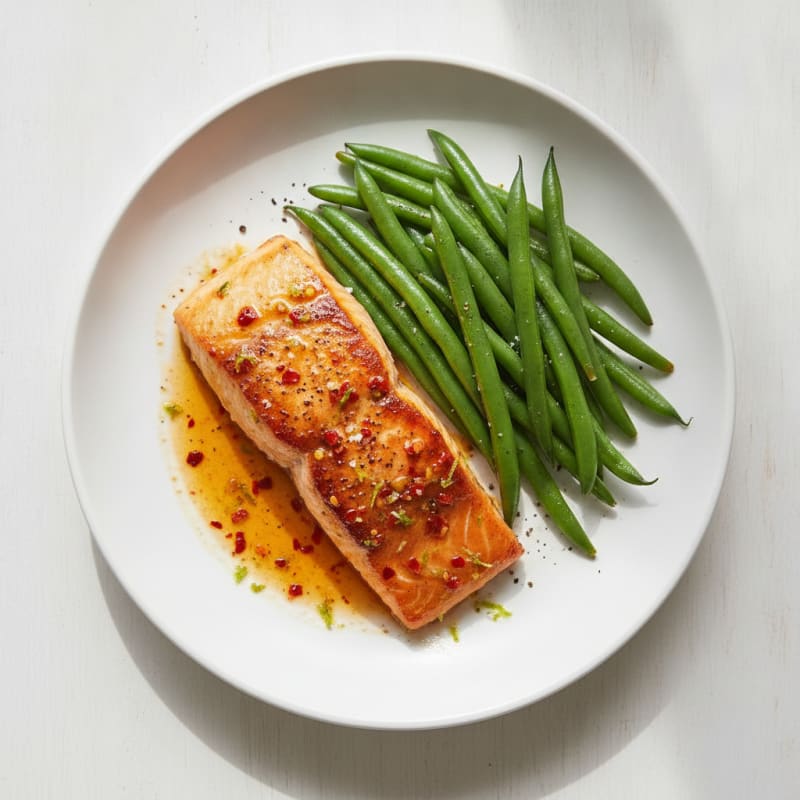Pan-Seared Salmon with Chili-Lime Sauce