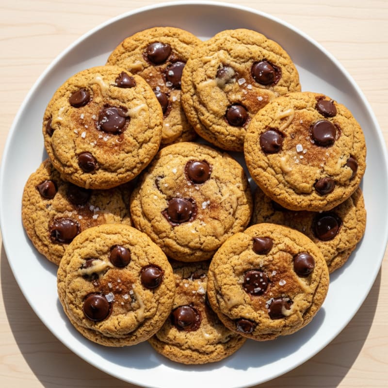 Chewy Golden Chocolate Chip Power Cookies