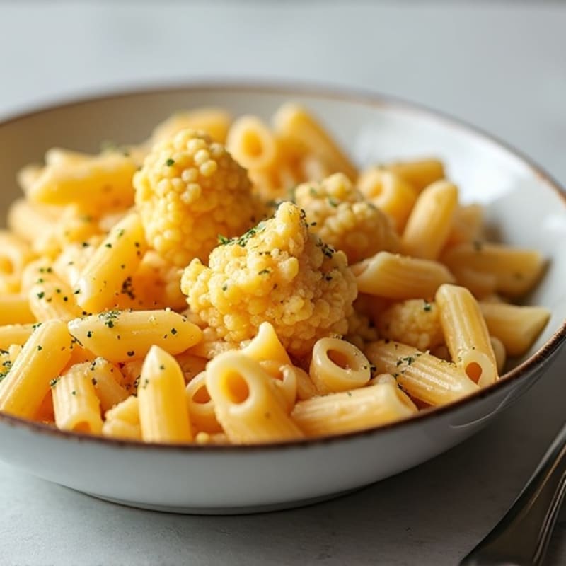 Creamy Cauliflower Cheesy Pasta Bake