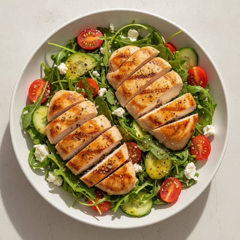 Arugula Salad with Lemon-Herb Vinaigrette